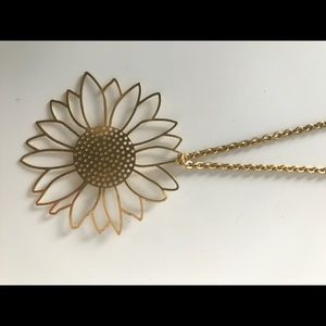 Sunflower necklace